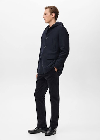 MANGO MAN Between-Seasons Coat 'Sancho' in Blue