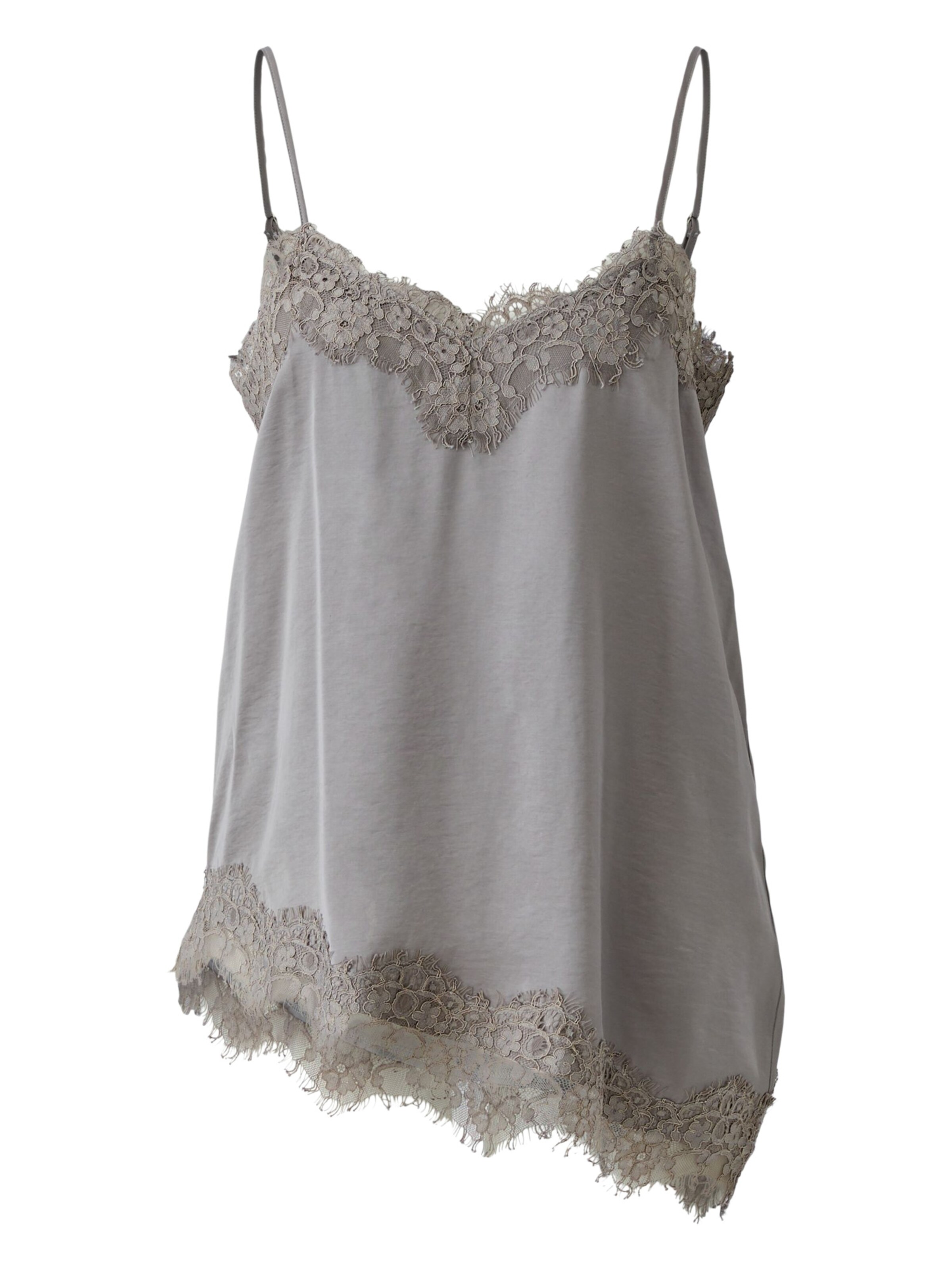 OUI Top in Grey: front