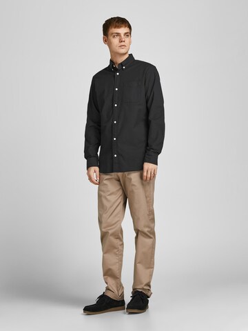 JACK & JONES Regular Fit Hemd 'JPRBLUBrook' in Schwarz
