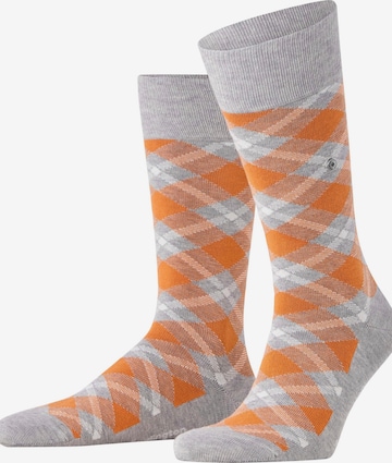 BURLINGTON Socks 'Tartan' in Grey: front