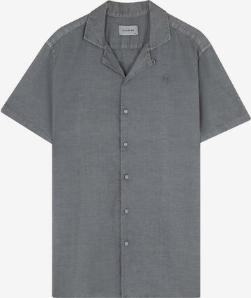 Coupe regular Chemise 'Hawaiian' Scalpers en gris : devant