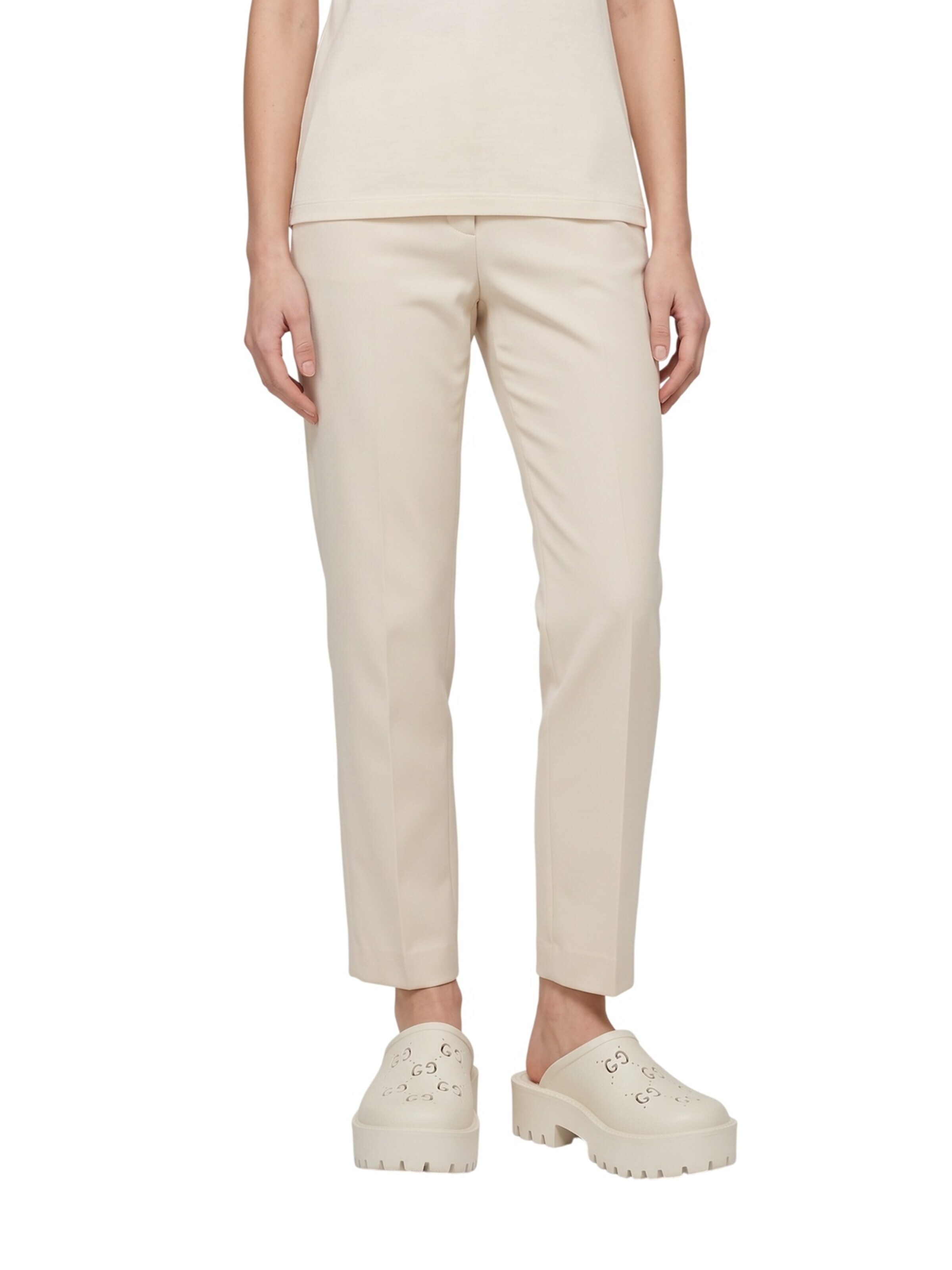 Gucci - Zuecos en beige