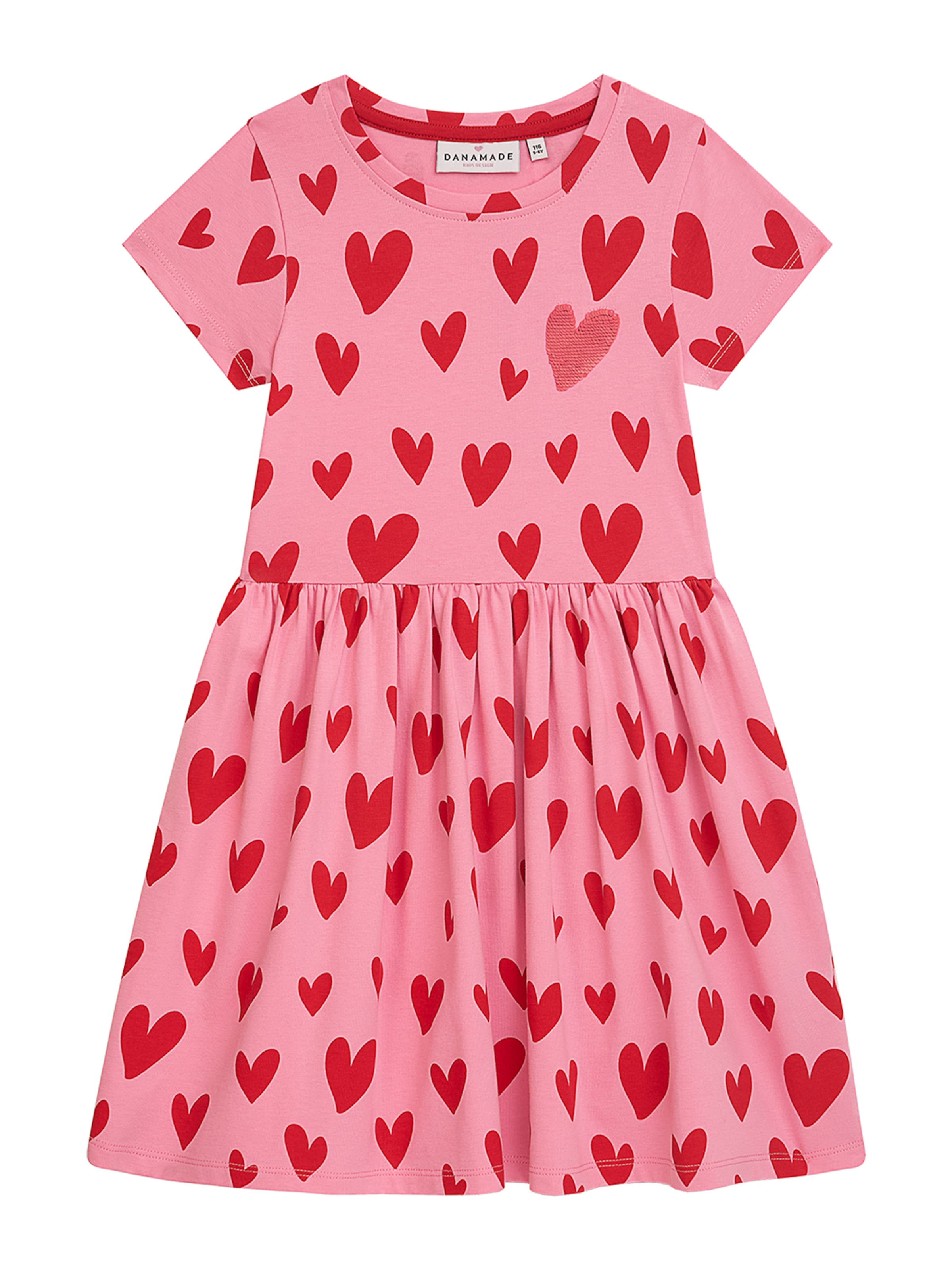 Abito di Danamade in rosa: frontale