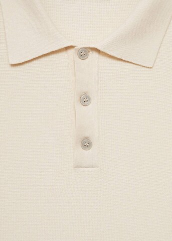 MANGO MAN Shirt 'galaxia' in Weiß
