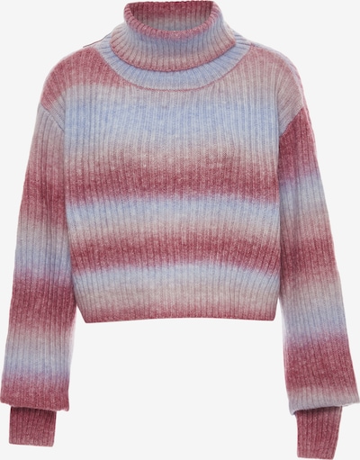 Sidona Pullover in XS-S in beige / blau / lila / rot, Produktansicht
