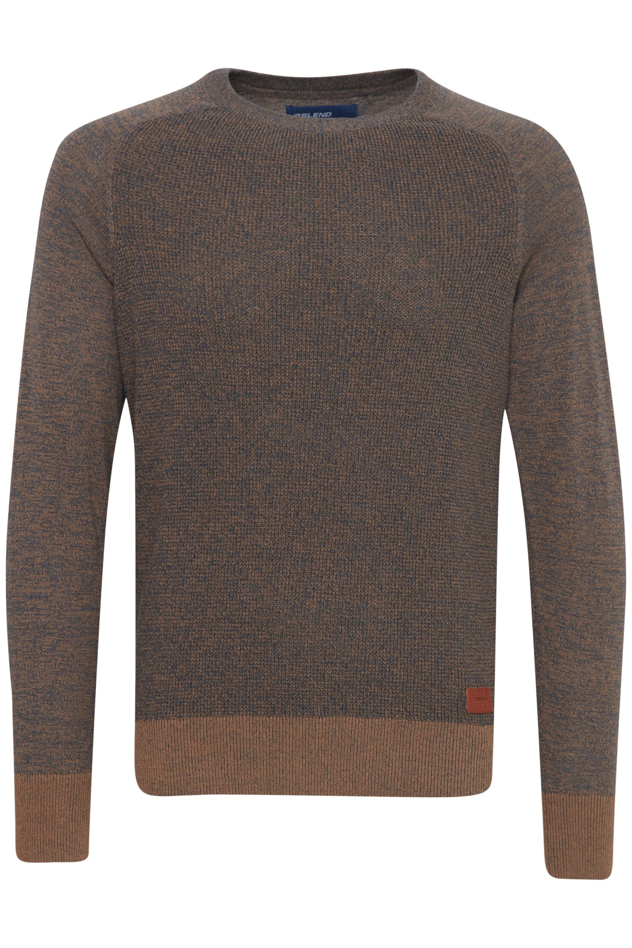 BLEND Trui 'Gandolf' in Bruin: voorkant