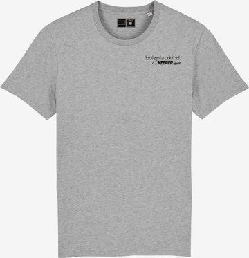 Bolzplatzkind Performance Shirt in Grey: front