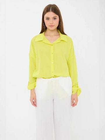 Hiccup Bluse in Gelb: Vorderseite