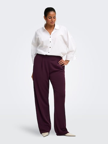 ONLY Carmakoma Regular Broek 'CARSTILLA' in Rood