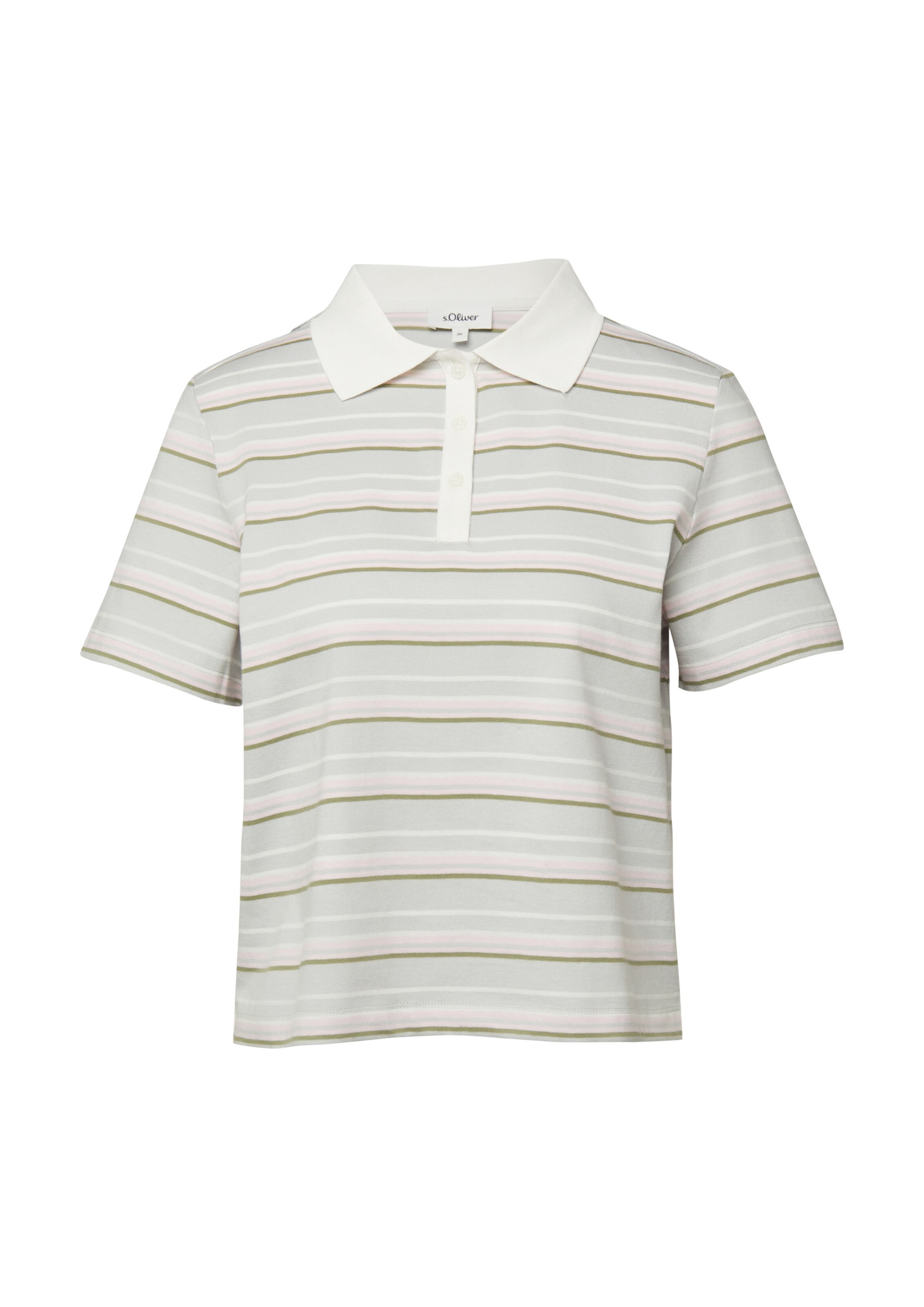 s.Oliver Polo-Shirt in Grau: Vorderseite