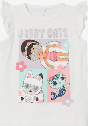 NAME IT T-Shirt 'Gabby's Dollhouse' in Weiß: predná strana