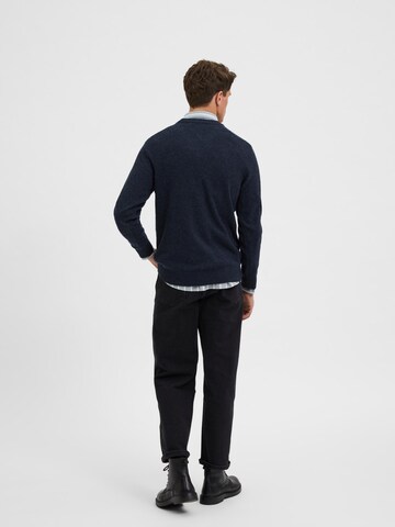 SELECTED HOMME Pullover 'Coban' in Blau