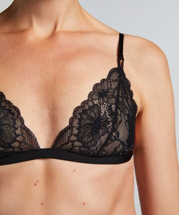 Hunkemöller Triangel BH in Schwarz
