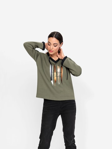 heineSweater majica - zelena boja: prednji dio