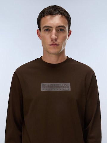 NAPAPIJRI Sweatshirt in Braun