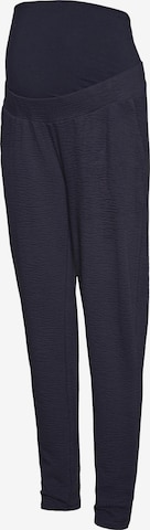 MAMALICIOUS Slim fit Pants 'Asia' in Blue: front