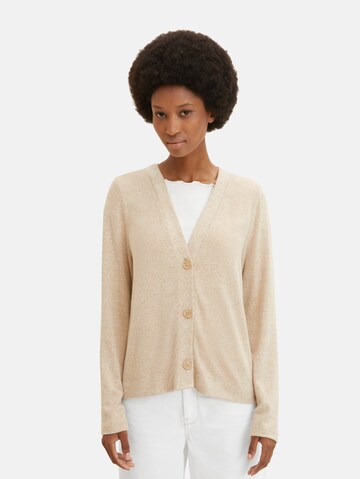 TOM TAILOR Cardigan i brun: forside