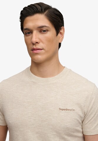 T-Shirt 'Essential Company' Superdry & Co en beige