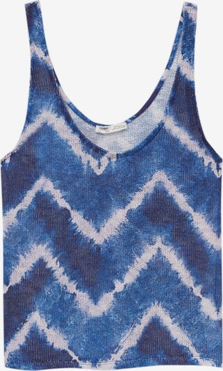 Pull&Bear Tops en tricot en bleu / bleu marine / blanc cassé, Vue avec produit