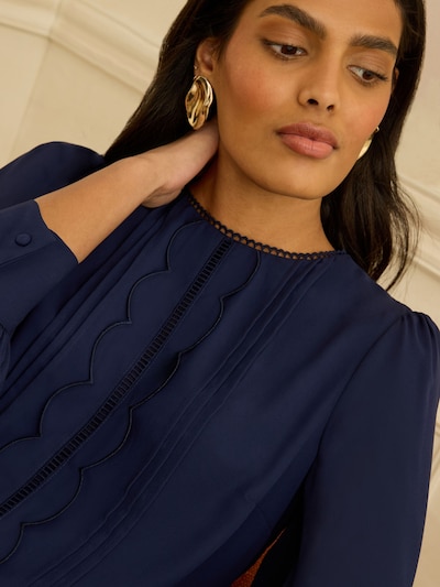 love & roses Bluse in XS in navy, Produktansicht