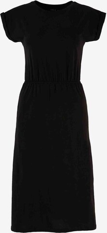 Robe LELA en noir : devant