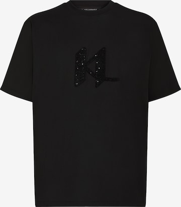 Karl Lagerfeld Koszulka w kolorze czarny: przód