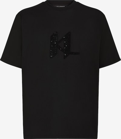Marškinėliai iš Karl Lagerfeld, spalva – juoda, Prekių apžvalga