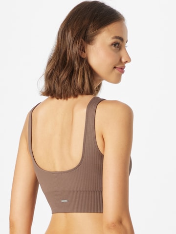 aim'n Bralette Sports Bra 'MACCHIATO' in Brown