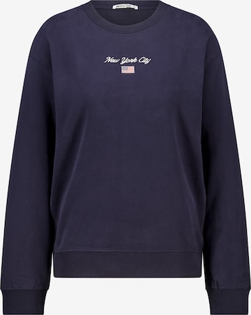 America Today Sweatshirt in Blauw: voorkant