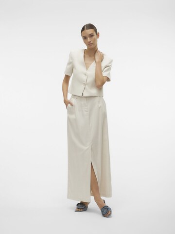 VERO MODA Nederdel 'FLORENCE' i beige