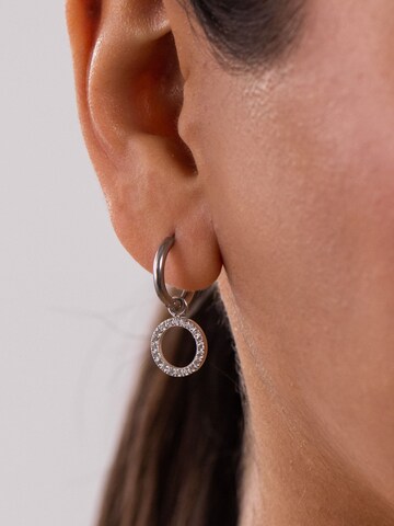 Boucles d'oreilles 'Closed Glow' PURELEI en argent