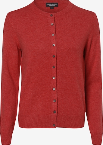 Franco Callegari Knit Cardigan in Red: front