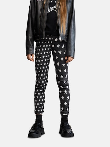 Desigual Skinny Pajkice | črna barva: sprednja stran