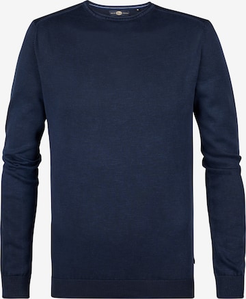 Petrol Industries Trui 'Driftline' in Blauw: voorkant
