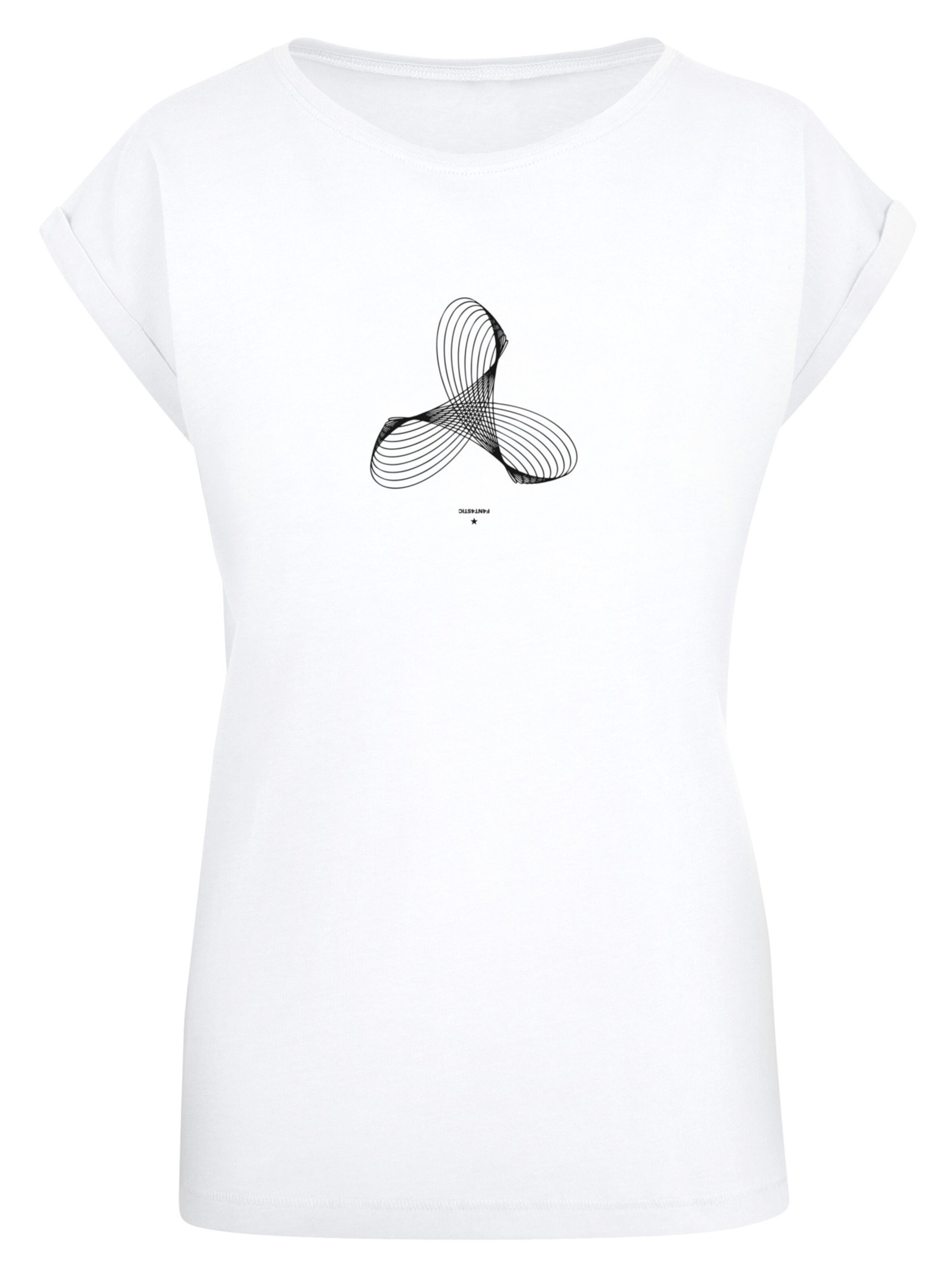 T-shirt F4NT4STIC en blanc : devant