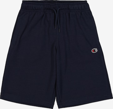 Champion Authentic Athletic Apparel Pants in Blue: front