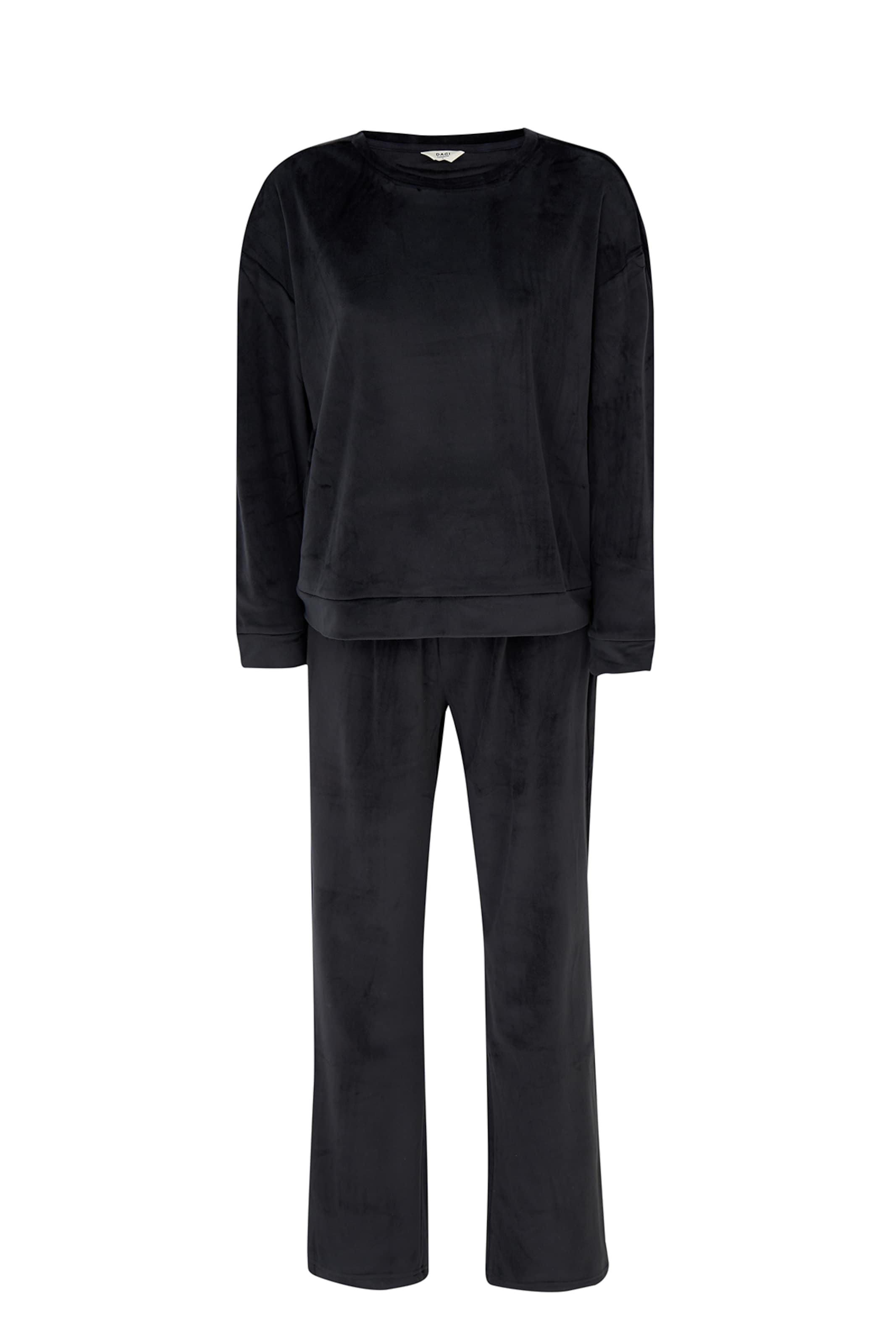 Dagi Пижама в Черный: спереди
