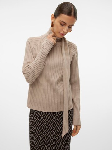 VERO MODA Trui 'VMZOEY' in Beige