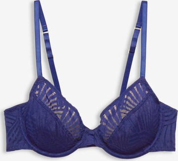 ESPRIT T-shirt Bra in Blue: front