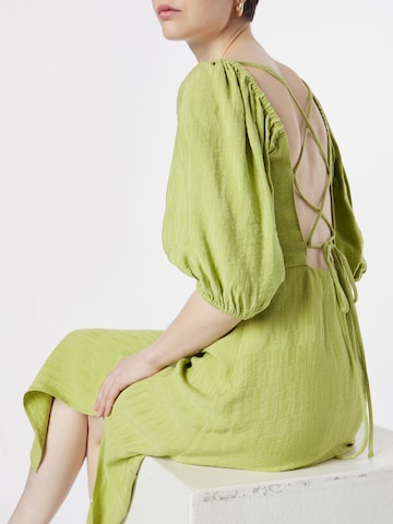 Robe 'CELINE' FRNCH PARIS en vert