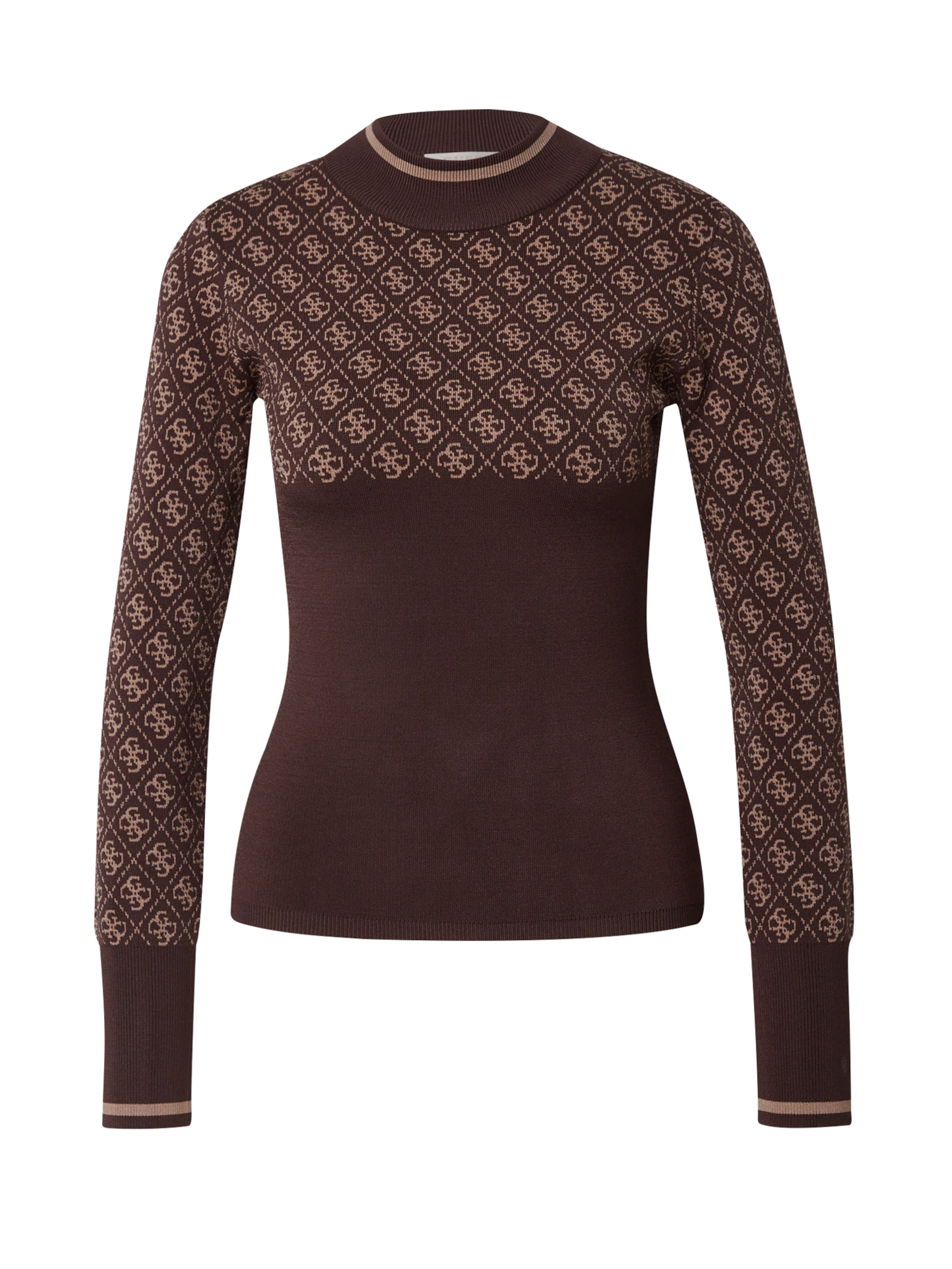 GUESS Pullover 'Lise' in Braun: Vorderseite