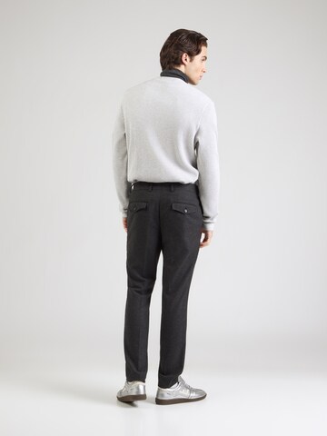 SELECTED Slim fit Pleated Pants 'SLHADAM' in Grey: back