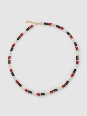 Luxenter Halsband 'Siraba' i röd: framsida