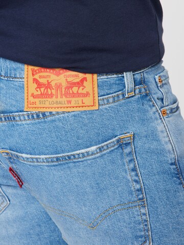 Effilé Jean '512 Slim Taper Lo Ball' LEVI'S ® en bleu