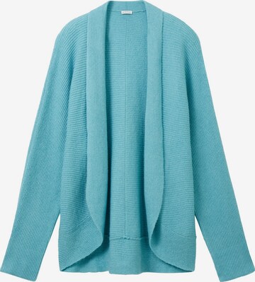 TOM TAILOR Knit cardigan in Blue: front