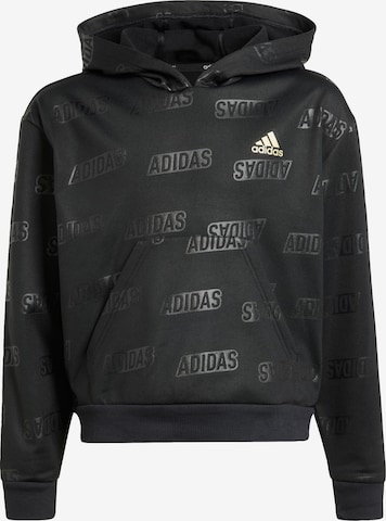 ADIDAS SPORTSWEAR Sportsweatshirt 'Brand Love Debossed' in Schwarz: predná strana