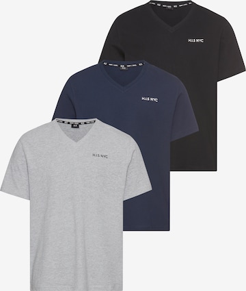 H.I.S Shirt in Blue: front