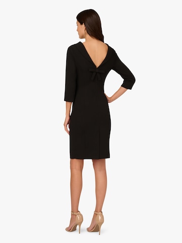 Adrianna Papell Kleid 'Rolled Neck Crepe' in Schwarz