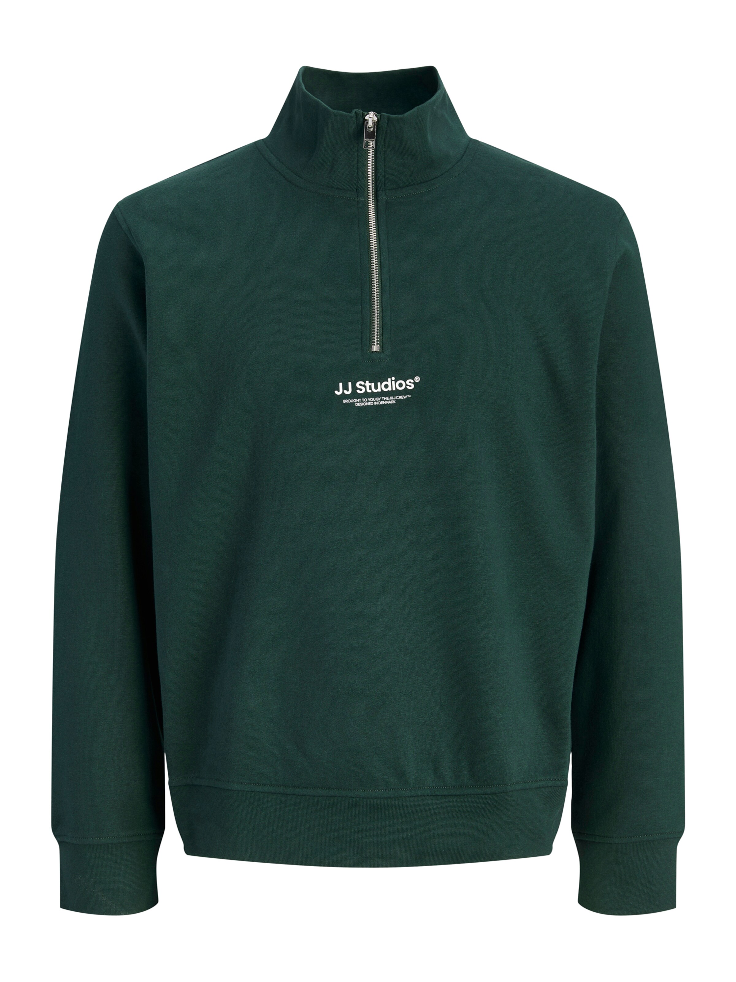 JACK & JONES Sweatshirt 'JJESoho' in Green: front