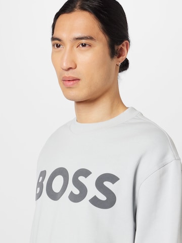 BOSS Orange Sweatshirt 'WeBasic' in Grey